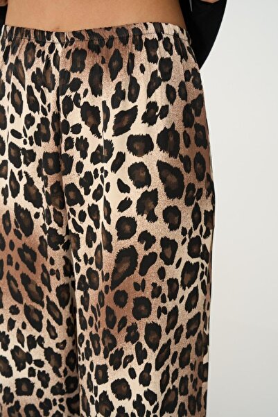 buğrahayalin Elastic Trousers - Leopard