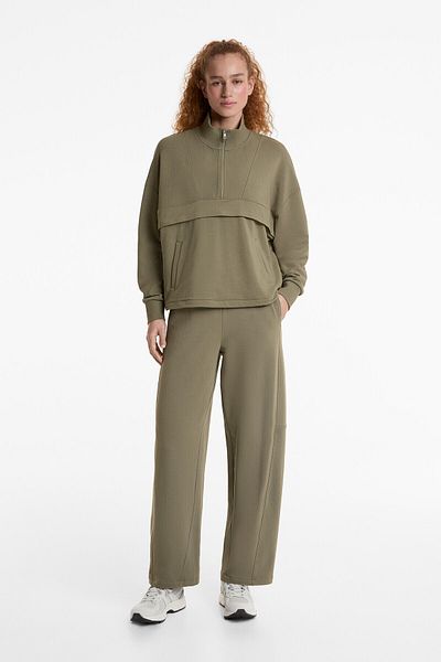 Oysho High-neck sweatshirt with cotton and modal