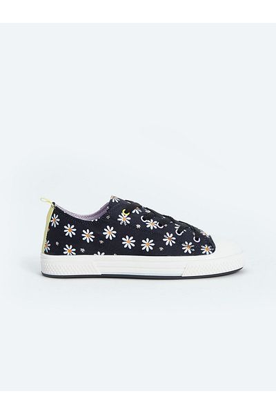 LC Waikiki Pantofi sport pentru fete LCW STEPS negri cu șireturi