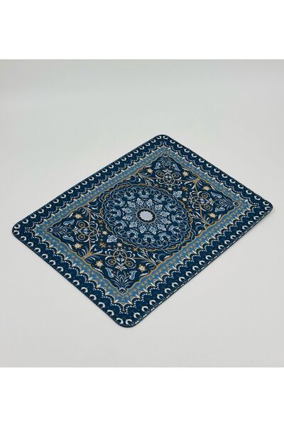 Alfa MEC İran halısı küçük Mouse Pad çiçek ofis kauçuk paspas 22x18cm kaymaz Mat masa pedleri