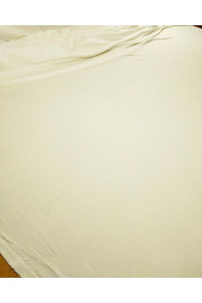Kumaş Parça Λευκό λεπτό ζέρσεϊ (Πλάτος 185 cm x Μήκος 220 cm)