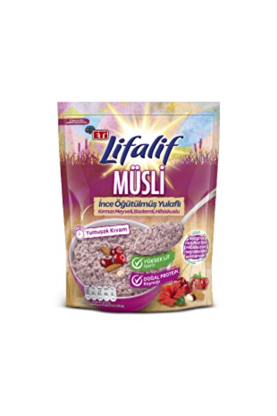 Eti Lifalif İnce Öğütülmüş Müsli Hibiskuslu 250 g