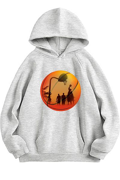 makiteks Φούτερ με κουκούλα Unisex Oversize και Φούτερ Kangaroo Pocket