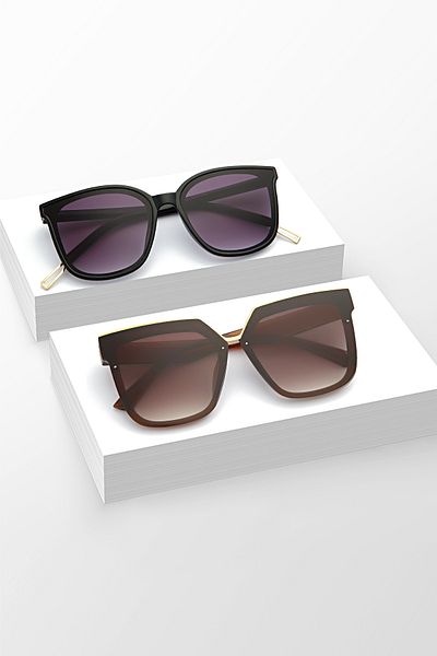 Zzla 2 Pack New Season Coffee Women's Sunglasses