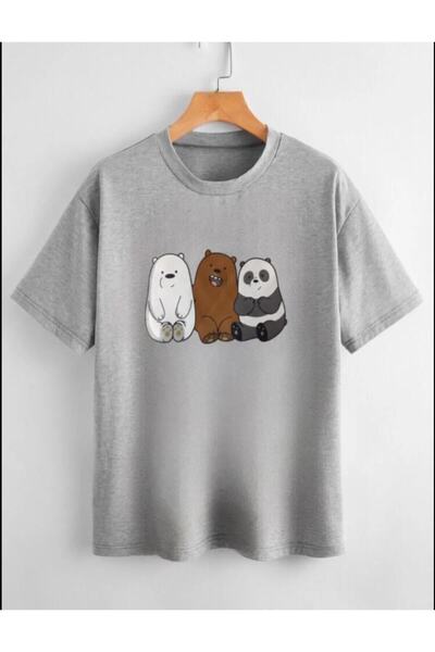 NoVibe Bestie Teddy Bear Printed Oversize Cotton Children's T-shirt