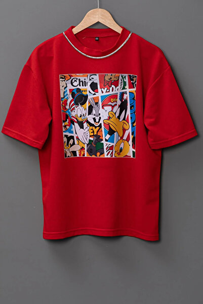 NoVibe Παιδικό μπλουζάκι με στάμπα χαρακτήρα κινουμένων σχεδίων