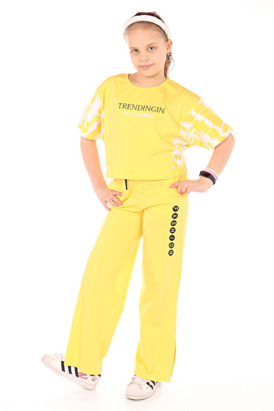 Toontoy Κοριτσίστικο Σετ φόρμας με στάμπα MyWord