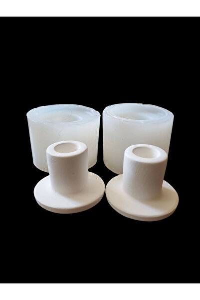 La Bienne SİLİKON KALIP ŞAMDAN/MUMLUK 2 ADET 6 X 5 CM
