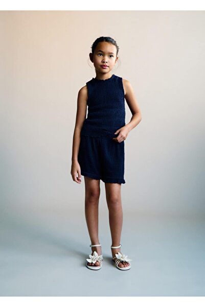 MANGO Kids Geraffte Shorts