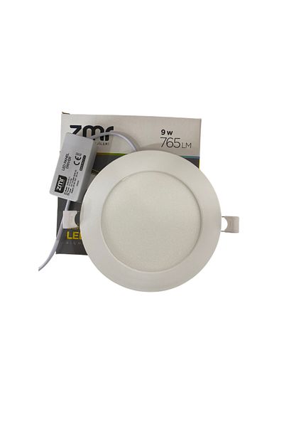 ZMR ( 2 Pieces ) Zmr 9 Watt Panel LED Spot| White 6500K - Metal Case - Ultra Thin
