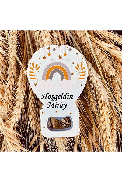 HET Concept 10 Adet Kişiye Özel Balon Açacak Magnet Bebek Mevlüdü, Doğum Günü ve Özel Gün Hediye 11x7cm MDL018