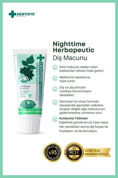 Dentiste Plus Dentıste Nighttıme Herbapeutic Toothpaste 50Gr