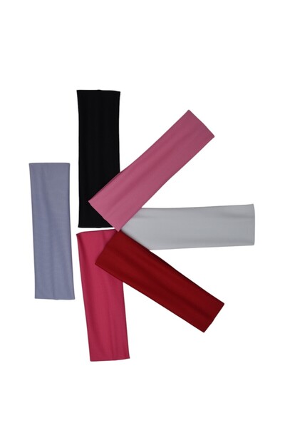 YELPAZE DÜNYASI اشترِ عصابة رأس رياضية كاجوال من القطن بنسبة 100% بسعر 5 ادفع 4