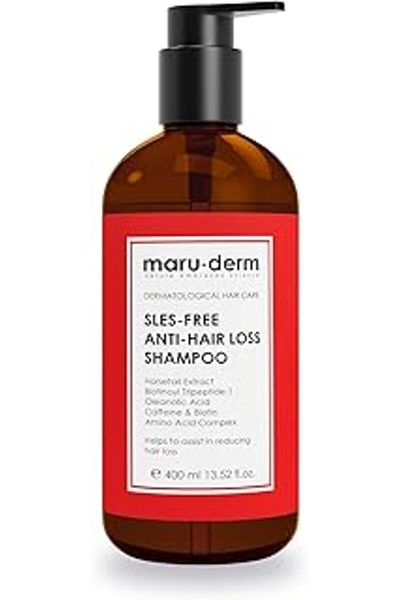 Mu Art Maru.Derm Anti-Hair Loss Sulfate-Free Shampoo 400 ml |   All Hair Types |   Sulfate Free, Salt Free, Vegan