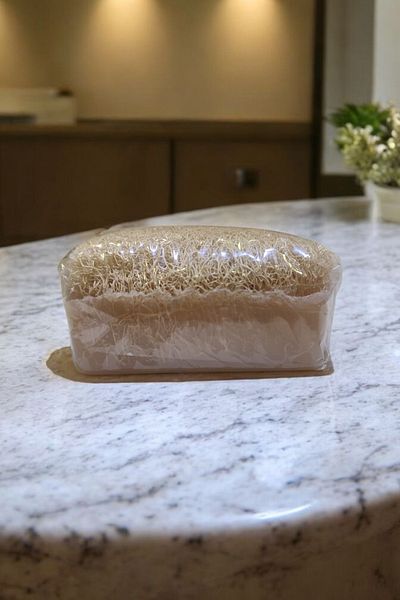 ERGÖK Natural Pumpkin Fiber Goat Milk Soap