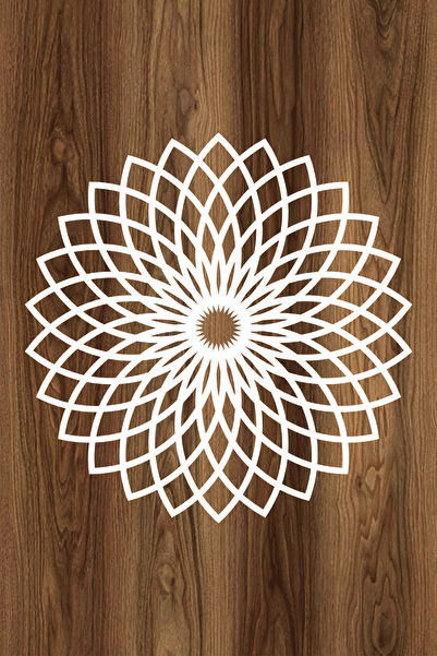 UNT Mandala Wall Decor - Ornament, Wooden Decorative Table2