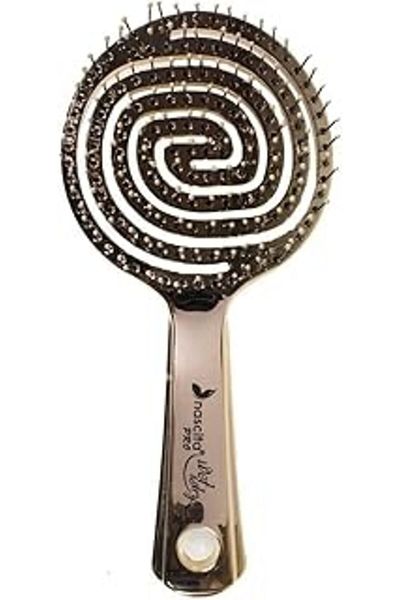 karadağsb Pro 3D Flexi Control Opening Combing Hair Brush Gold - 35