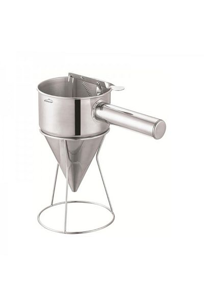 Lacor Stainless Steel Funnel With Stand And Dosing System, 1.25 Liters