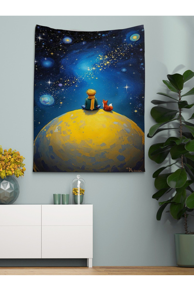 OZG DESİGN KÜÇÜK PRENS VE AY DUVAR ÖRTÜSÜ VE DUVAR HALISI