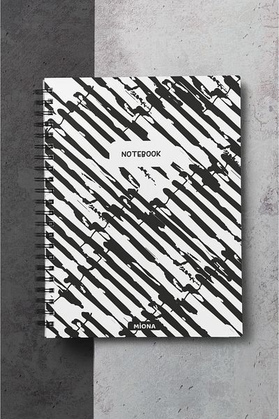 Miona A5 Spiral Hardboard Cover 120 Sheets Ruled School Notebook, Notebook