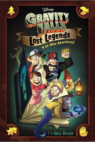 Penguin Books Gravity Falls: Lost Legends: 4 All-New Adventures! - Alex Hirsch (Hardcover – Illustrated)