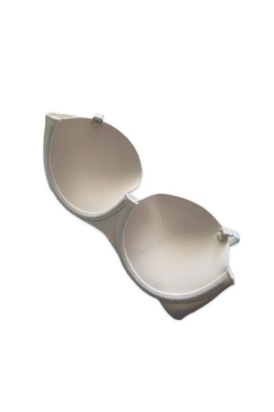 F.K 382 Model Ecru Bra - Κόψιμο με λέιζερ με εσώρουχο και χωρίς στήριγμα