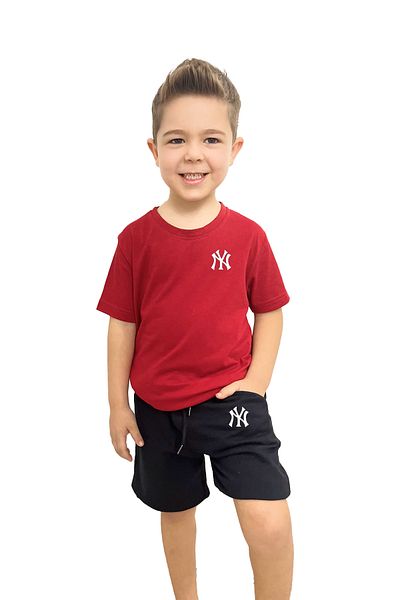 yudemia Printed Children's T-Shirt and Shorts Set |   100% Cotton, Stylish and Comfortable
