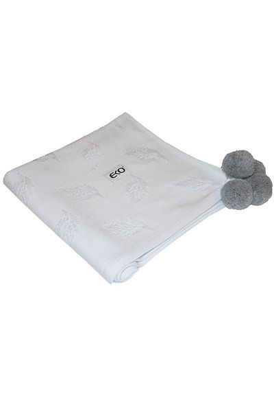 EKO Bamboo Blanket, , 80x80 Cm, White