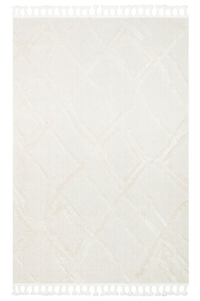 Neşem Halı Boutique EKOHALI Terazzo TRZ 03 White Hav Toz Vermez Modern Desenl...