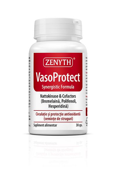 ZENYTH Vasoprotect, 30 Capsules, For Varicose Veins, Hemorrhoids, Venous Protection And Circulation,