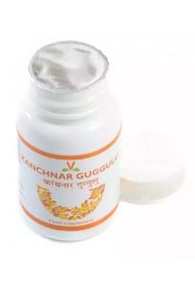 Virgo Kanchnar Guggulu - Lymph Nodes Thyroid Gland Hormonal Balance 80 pasts, 500mg