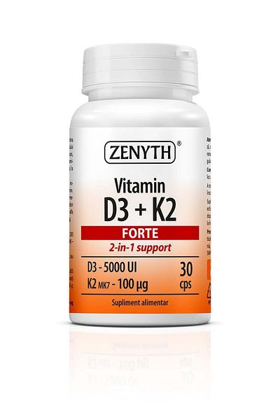 ZENYTH Vitamin D3 5000 IU K2 Strength, Immunity And Strong Bones,