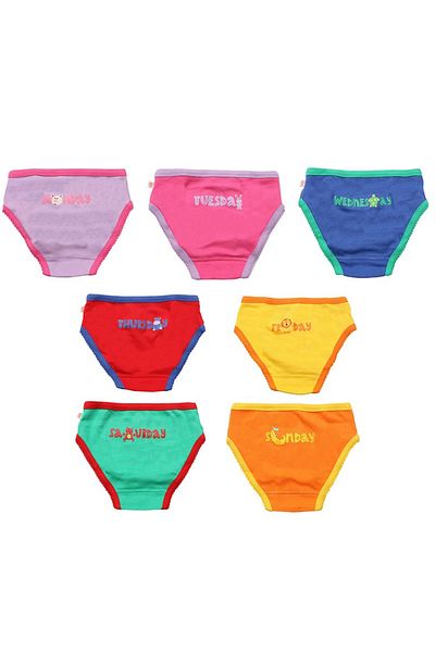 OEM Organic Cotton Panties, For Girls, Zoocchini, 5-6 Years - 7 Pcs