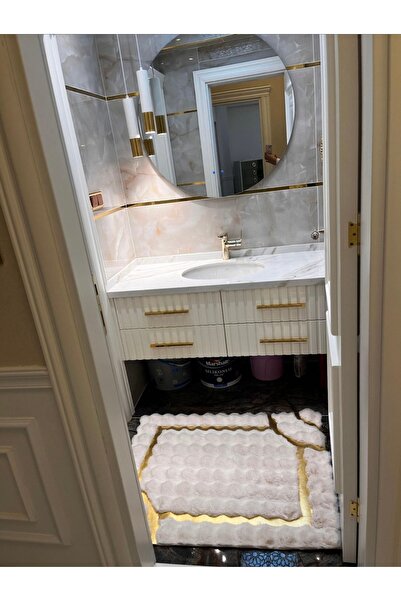 hediye ESTERHOMEDECOR سجادة حمام بتصميم 75*158 سم