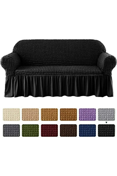 upmall Κάλυμμα καναπέ και πολυθρόνας Lycra Twisted - Μονό Σετ 3
