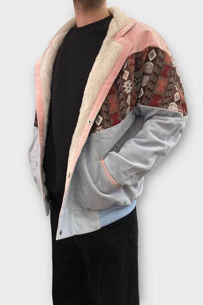 CANMODA (7252) Xlarge Size Women's & Men's Oversize Retro Vintage Jacket
