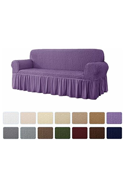 upmall Κάλυμμα καναπέ και πολυθρόνας Lycra Twisted - Μονό Σετ 3