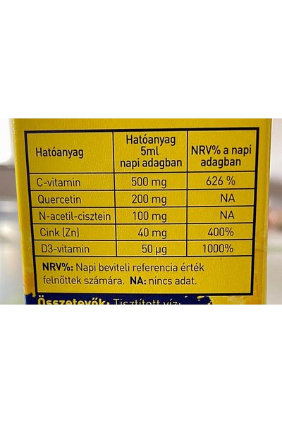ZENYTH Immunpro Liposomal Emulsion (vitamin C, Quercetin, Zinc and Vitamin D), Hymato, 150ml