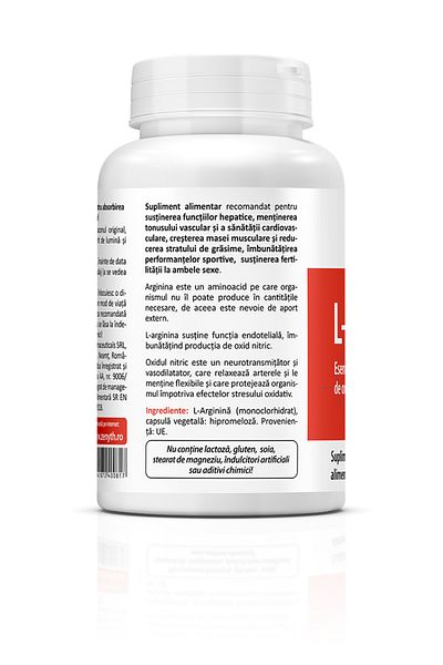 ZENYTH L Arginine, 60 Capsules, Male Potency, Muscle Mass Growth, Liver Detox,