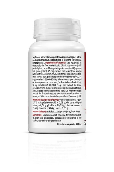 ZENYTH Vasoprotect, 30 Capsules, For Varicose Veins, Hemorrhoids, Venous Protection And Circulation,