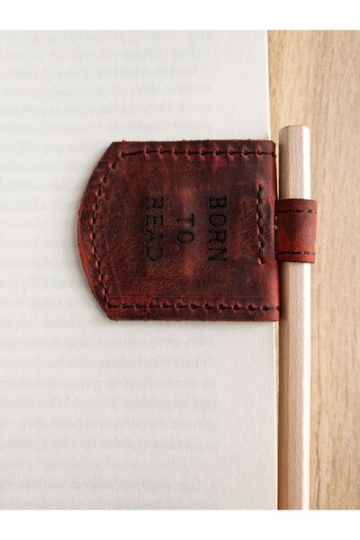 THE HANDMADE HUB جلد مجنون أصلي مصنوع يدويًا من الجلد المغناطيسي يحمل قلمًا مغناطيسيًا مفصلًا |   أحمر
