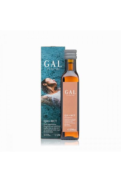 Gal Coenzyme Q10 Mct Oil, Improving Circulation, Blood Flow, Endothelial Function, 250 ml