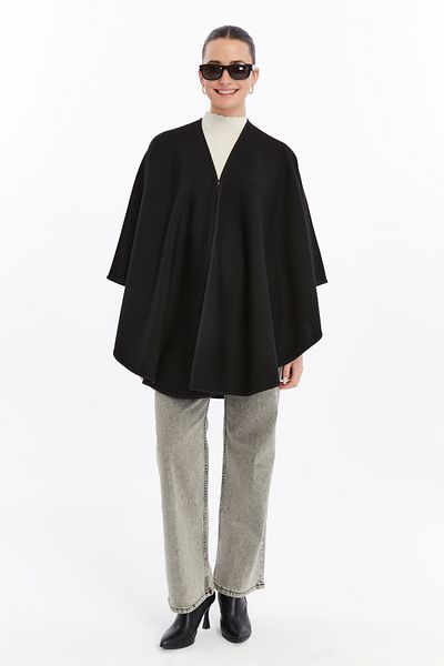 panşalço Nurse Poncho, Steel Mesh, Black, Size 42 and Above