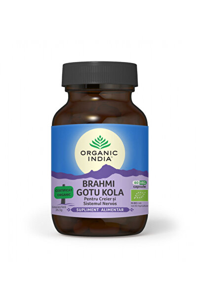 Organic India Brahmi Gotu Kola, For The Brain, Nervous System And Attention Deficit