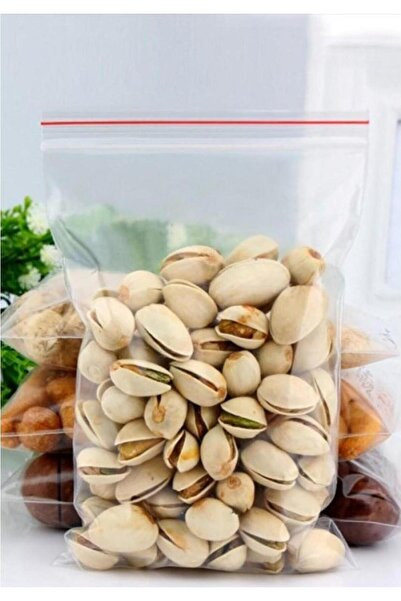 BAKOM AMBALAJ 100 Adet 11x14 Kilitli Poşet / Kına Çerez Kuruyemiş Hurma Naylonu / Şeffaf Torba Kilitli Torba