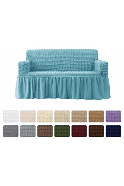 upmall Lycra Wrapped Sofa and Seat Cover - Single Set of 3