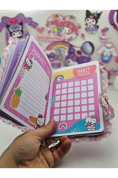 Meyra Accessories 1 pcs cute hello kitty notebook