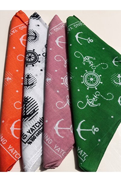 brako tekstil Nautical Themed Bandana - Anchor and Helm Patterned Headband (1 Piece)