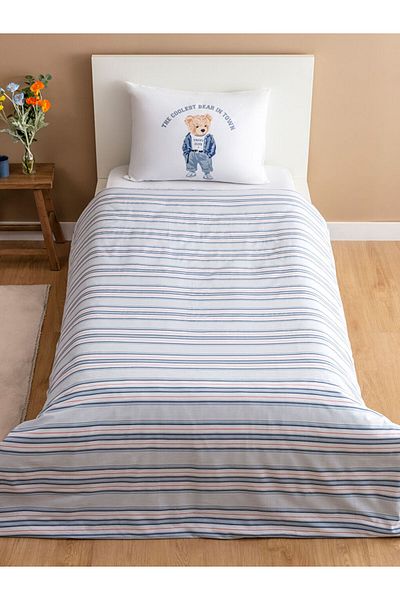 LC Waikiki Set de husă de pilota unică cu imprimeu Bear Teddy de sezon nou