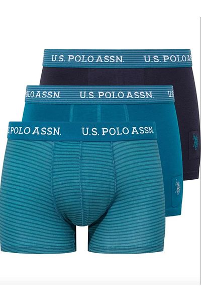 U.S. Polo Assn. Άνδρας, Αδειοδοτημένος, USPA, Σετ Boxer 3 τεμαχίων (Κουτί)